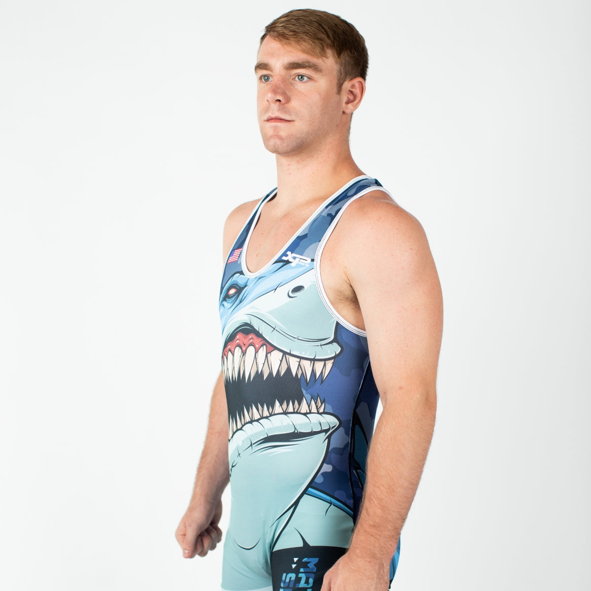 Mat Shark Wrestling Singlet