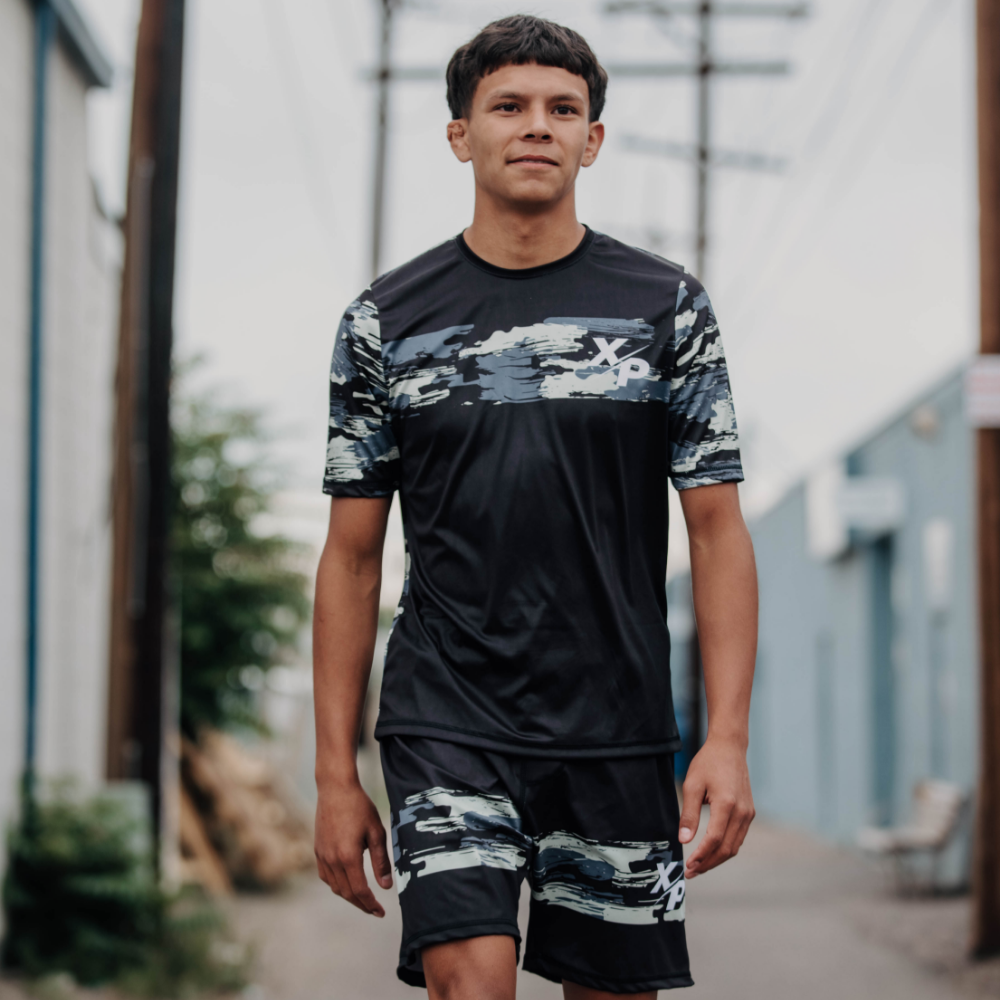 Camo Stripe Short Sleeve Fully Sublimated Dry Fit