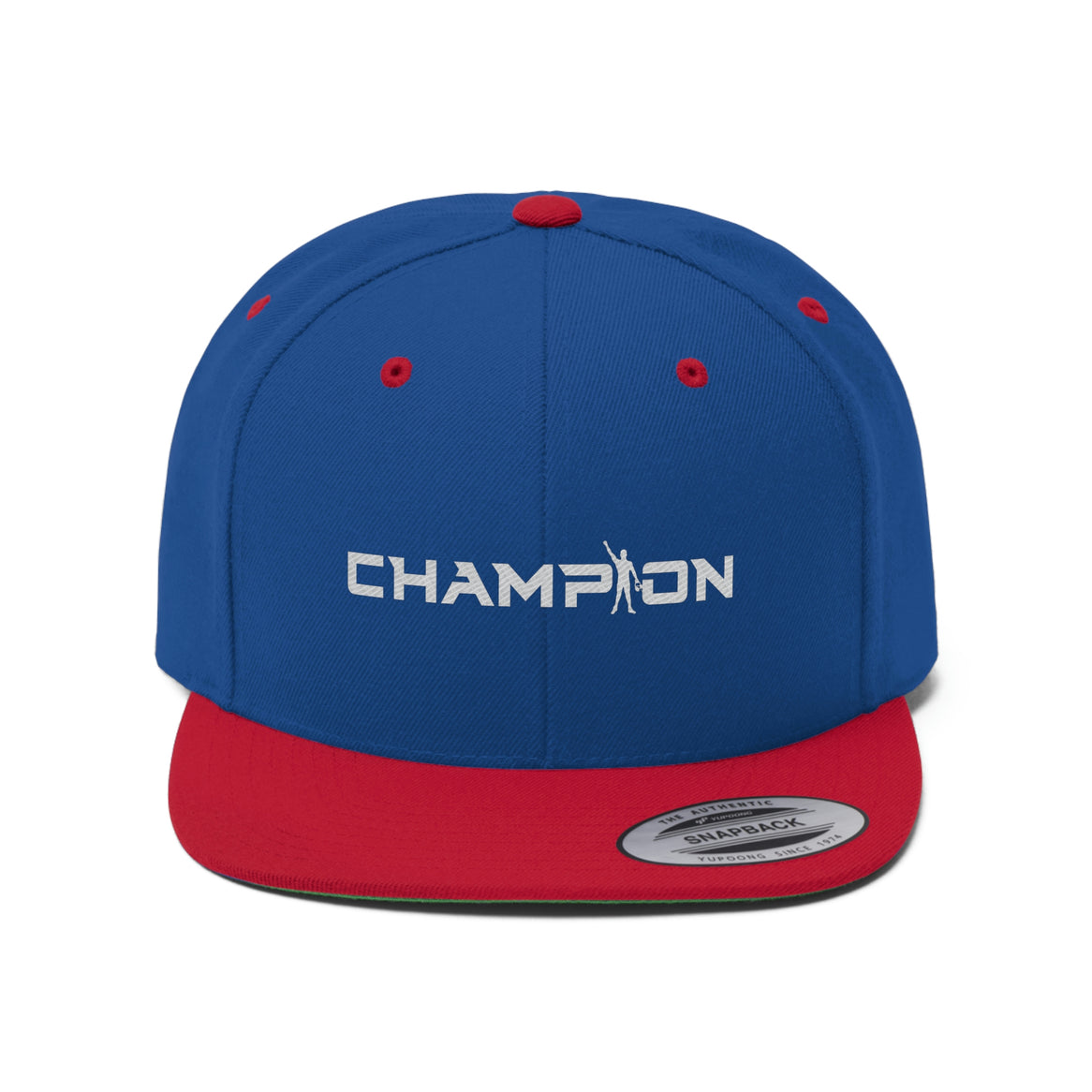 Champion Wrestling Unisex Flat Bill Hat