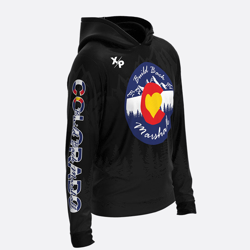 Build Back Marshall Super Soft Fully Sublimated Hoodie Xtreme Pro Apparel