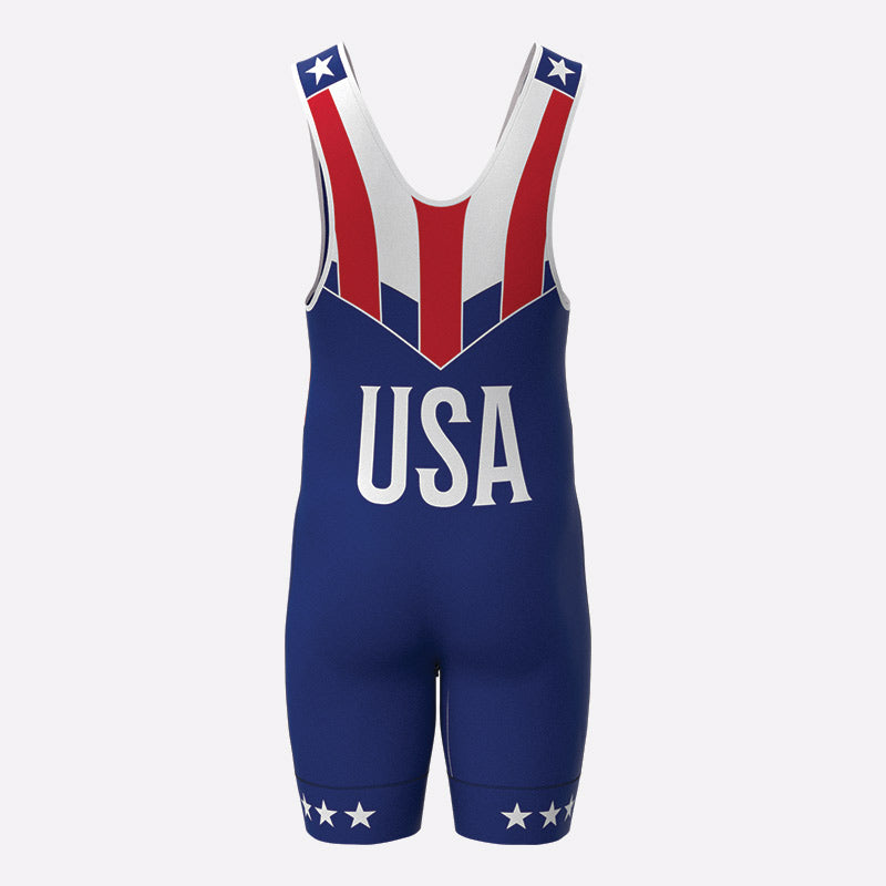 Ben Peterson Olympic Gold Medal 72' Wrestling Singlet Xtreme Pro Apparel