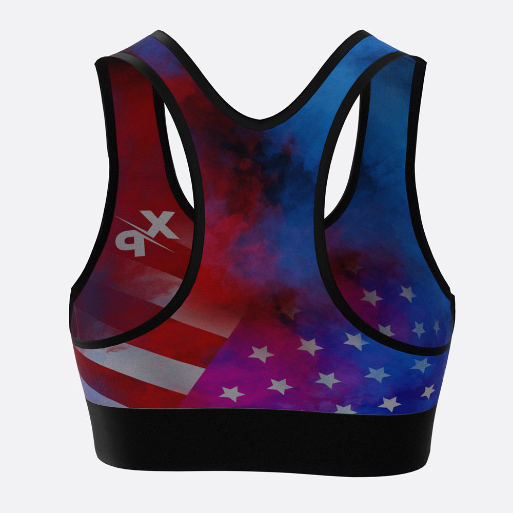 US Smoke XP Logo Sports Bra Xtreme Pro Apparel