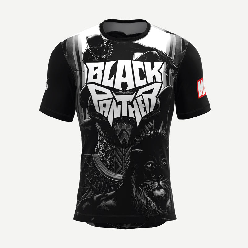 Black Panther Wakanda Compression Tee Xtreme Pro Apparel