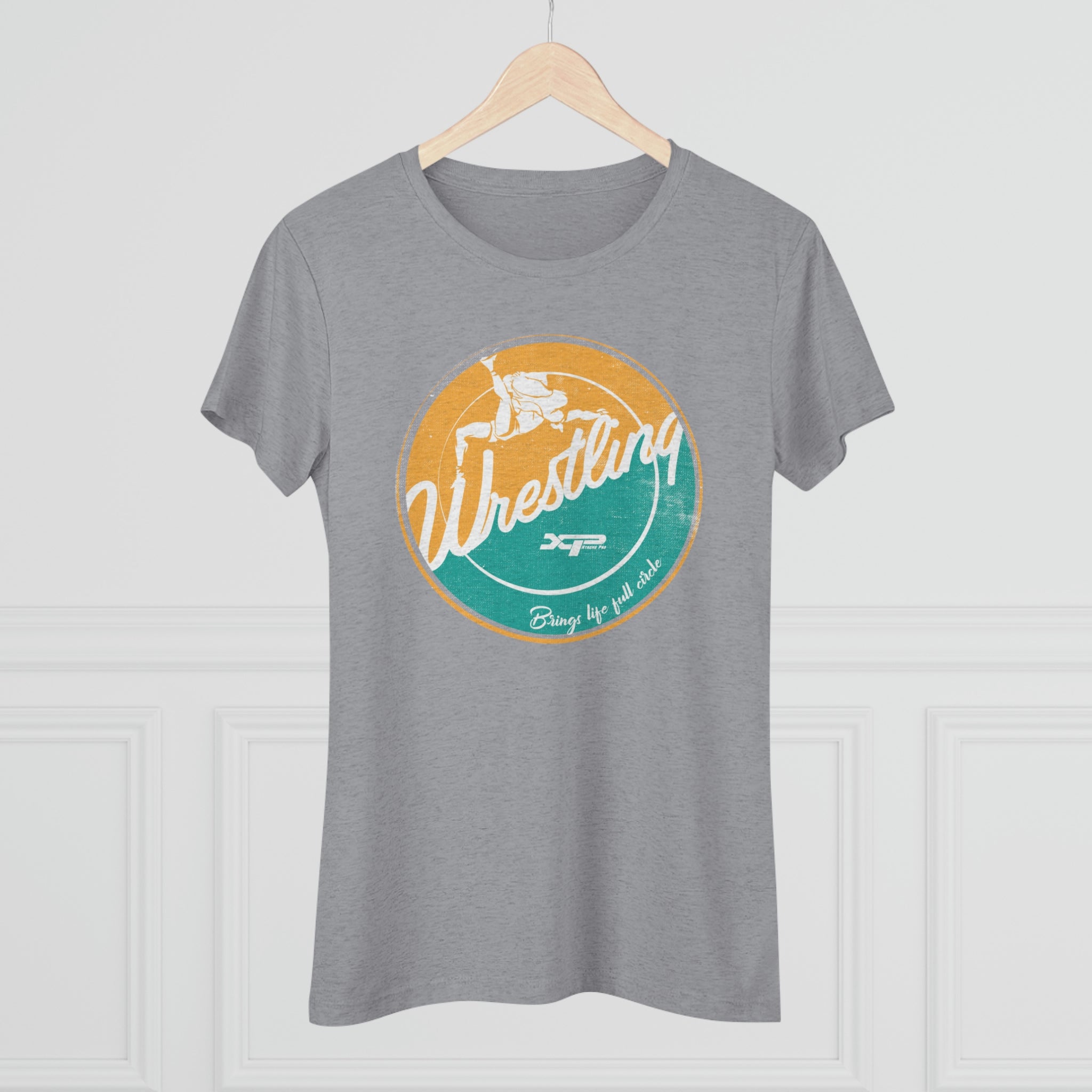 Wrestling Brings Life Full Circle Women's Triblend Tee by XPA Gear