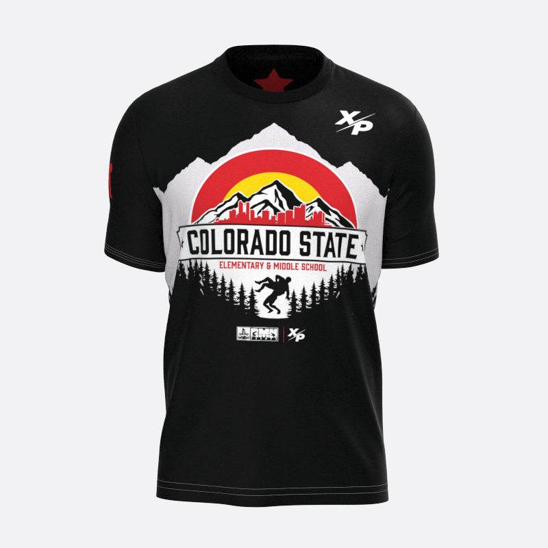 Exclusive RMN Middle School State Fully Sublimated Short Sleeve Dry Fit Xtreme Pro Apparel