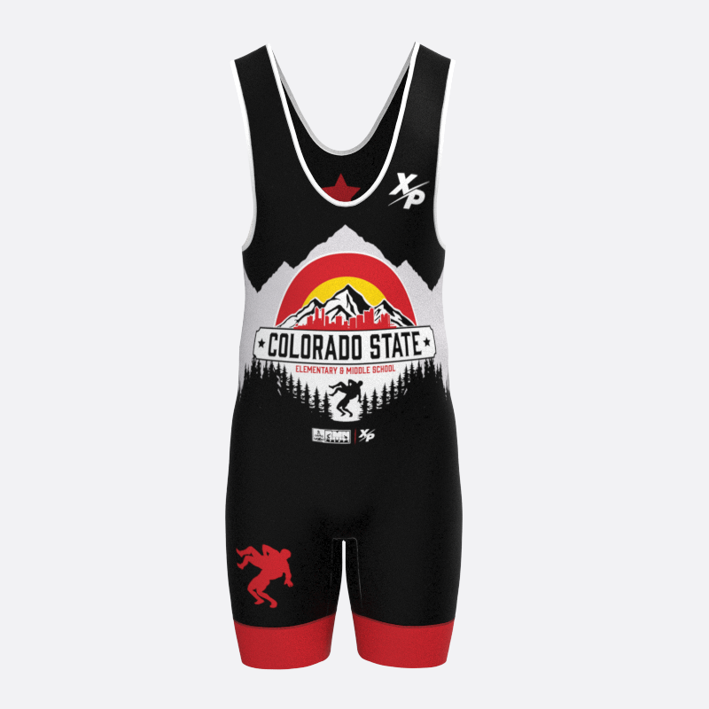 Exclusive RMN Event Middle School State Fully Sublimated Wrestling Singlet Xtreme Pro Apparel