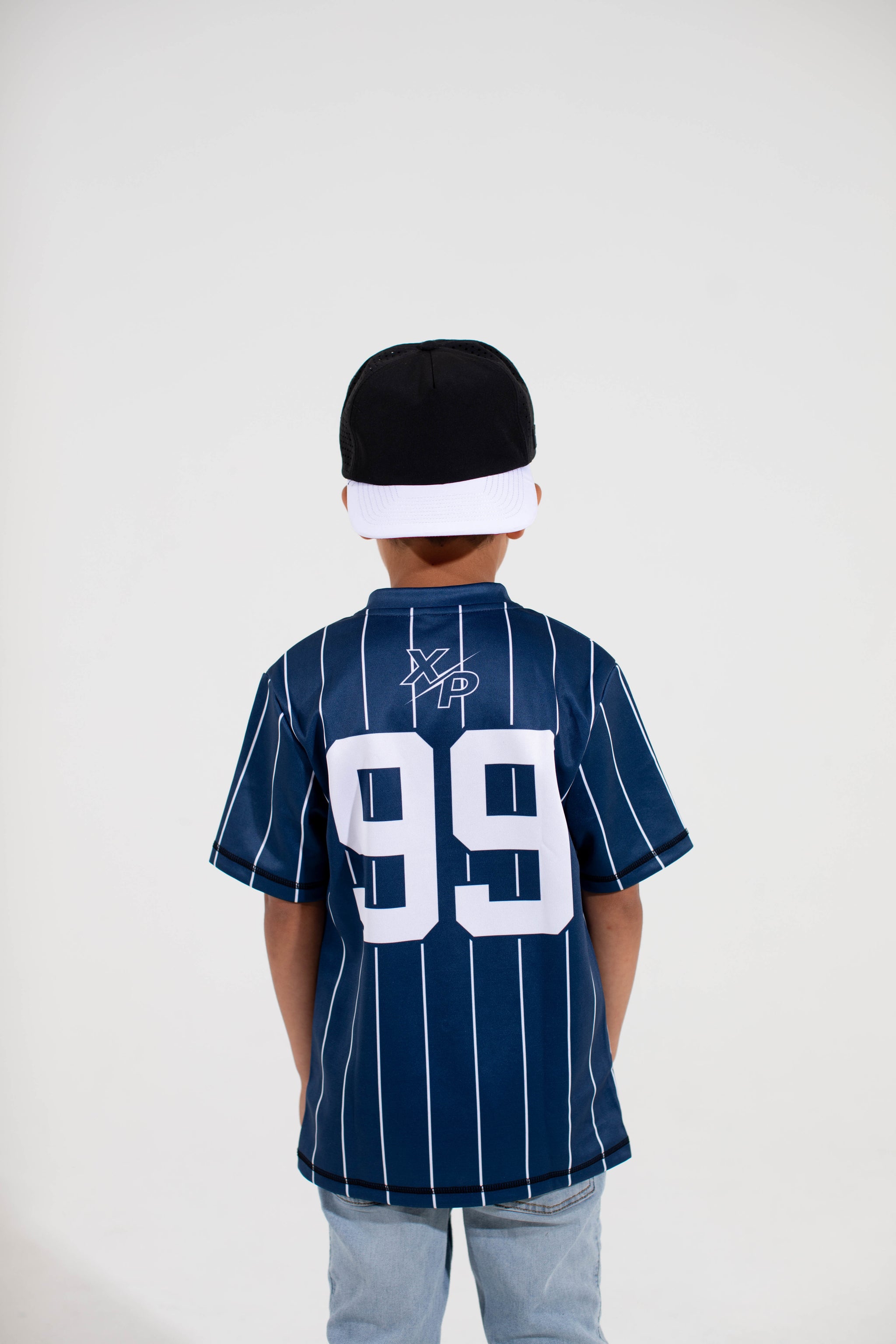 New York Two button Baseball Jersey