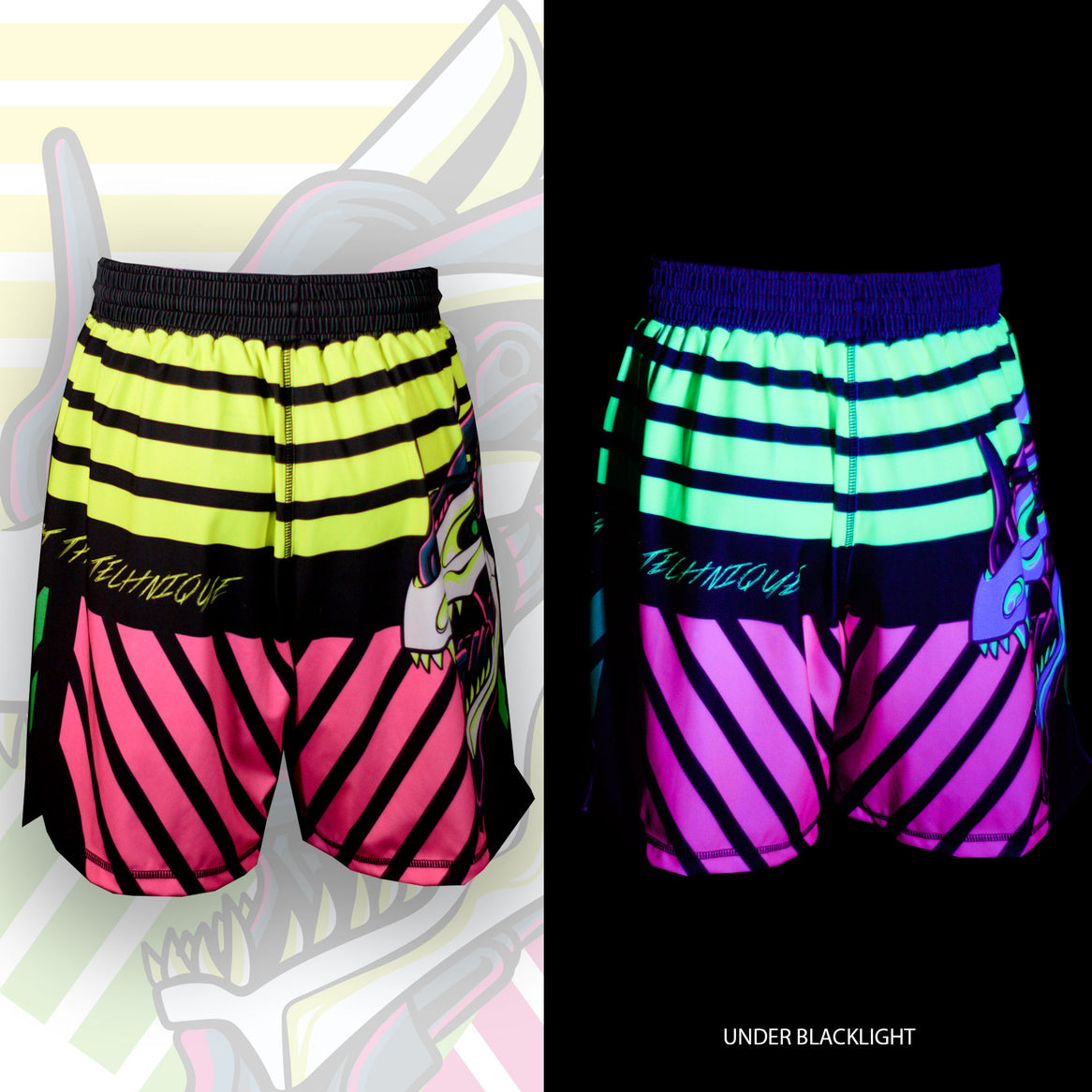 Cyber Dino Sport Shorts Xtreme Pro Apparel