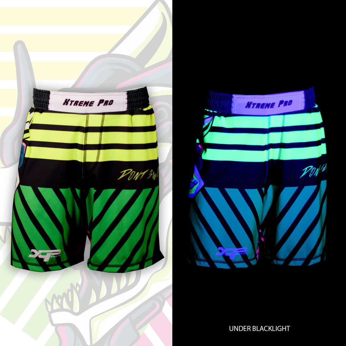 Cyber Dino Sport Shorts Xtreme Pro Apparel