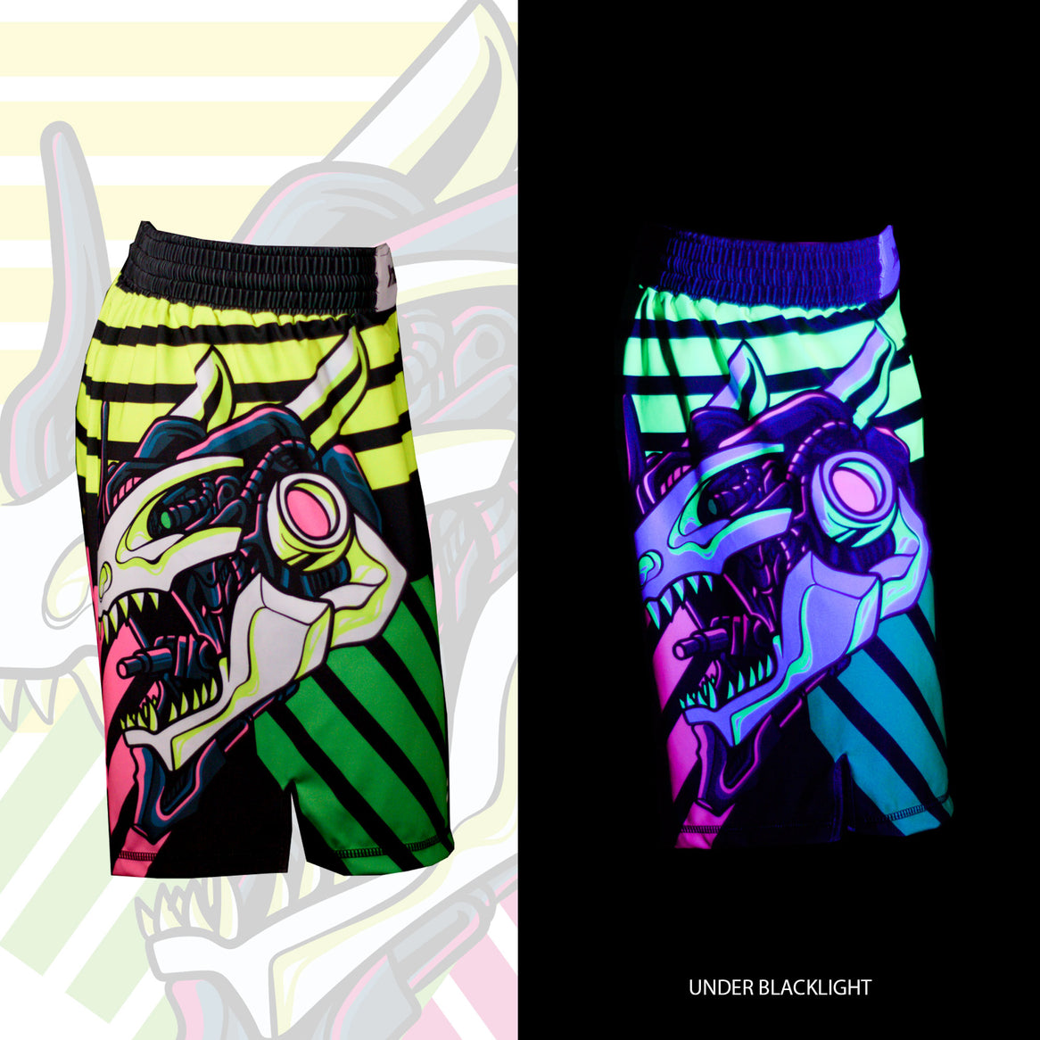 Cyber Dino Sport Shorts Xtreme Pro Apparel