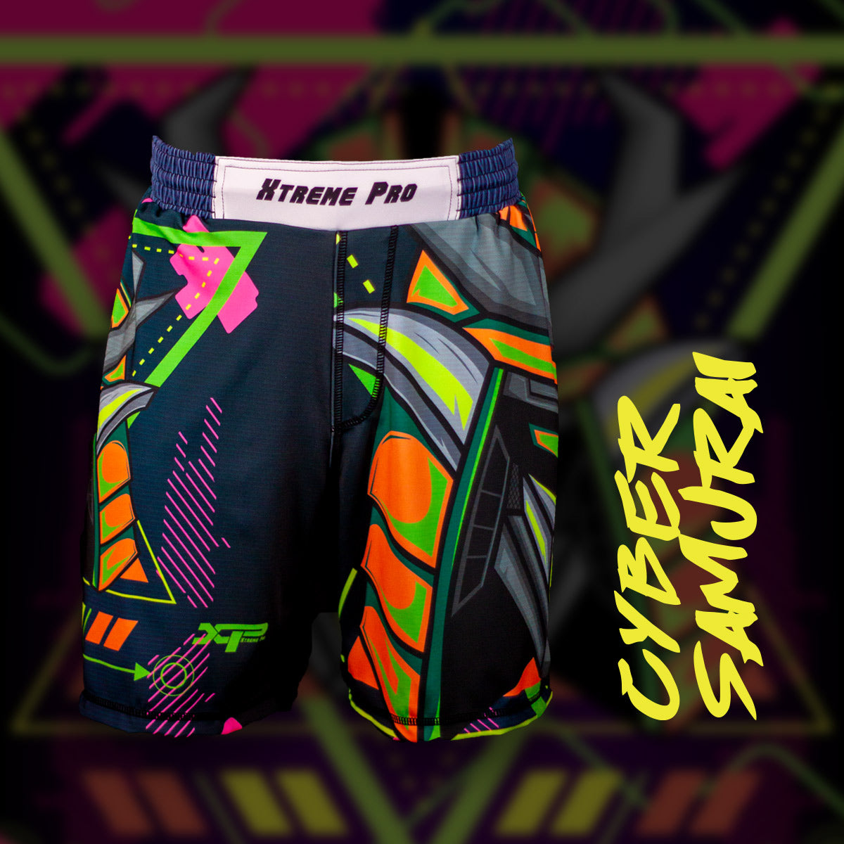 Cyber Samurai Sport Shorts Xtreme Pro Apparel
