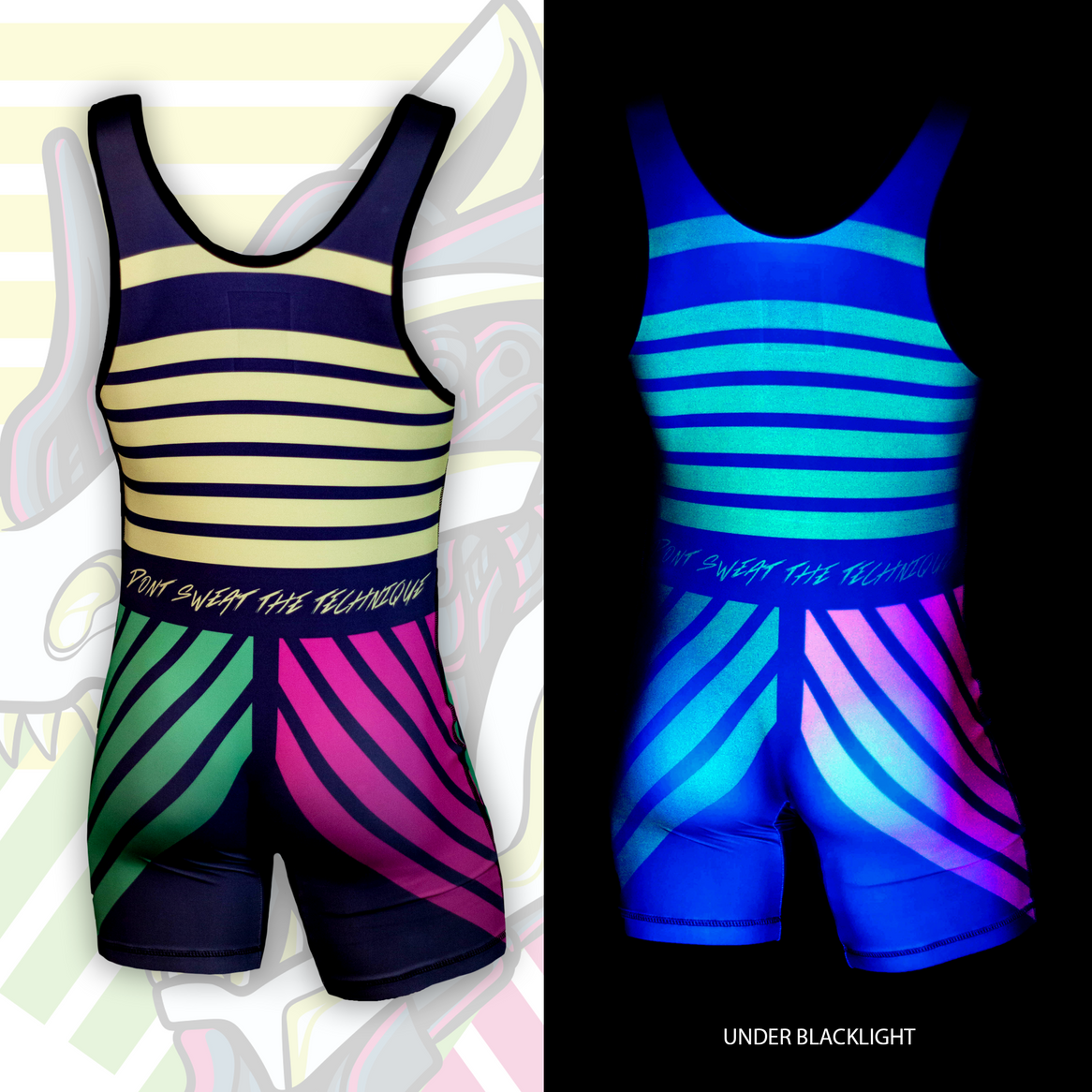 Cyber Dino Wrestling Singlet Xtreme Pro Apparel