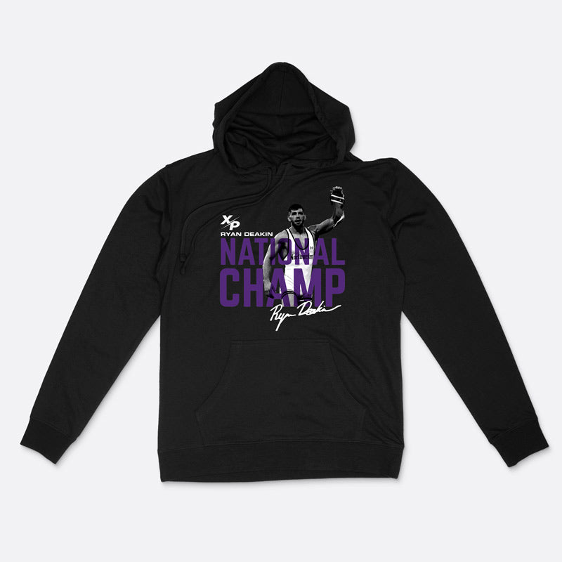 Limited Edition Ryan Deakin National Champion Super Soft Cotton Hoodie Xtreme Pro Apparel