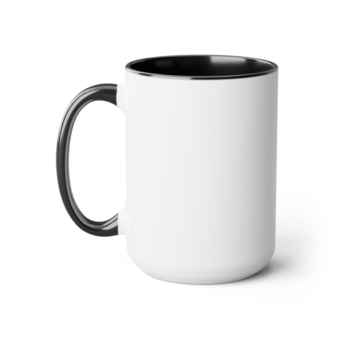 Wrestling Grandpa Two-Tone Coffee Mugs, 15oz