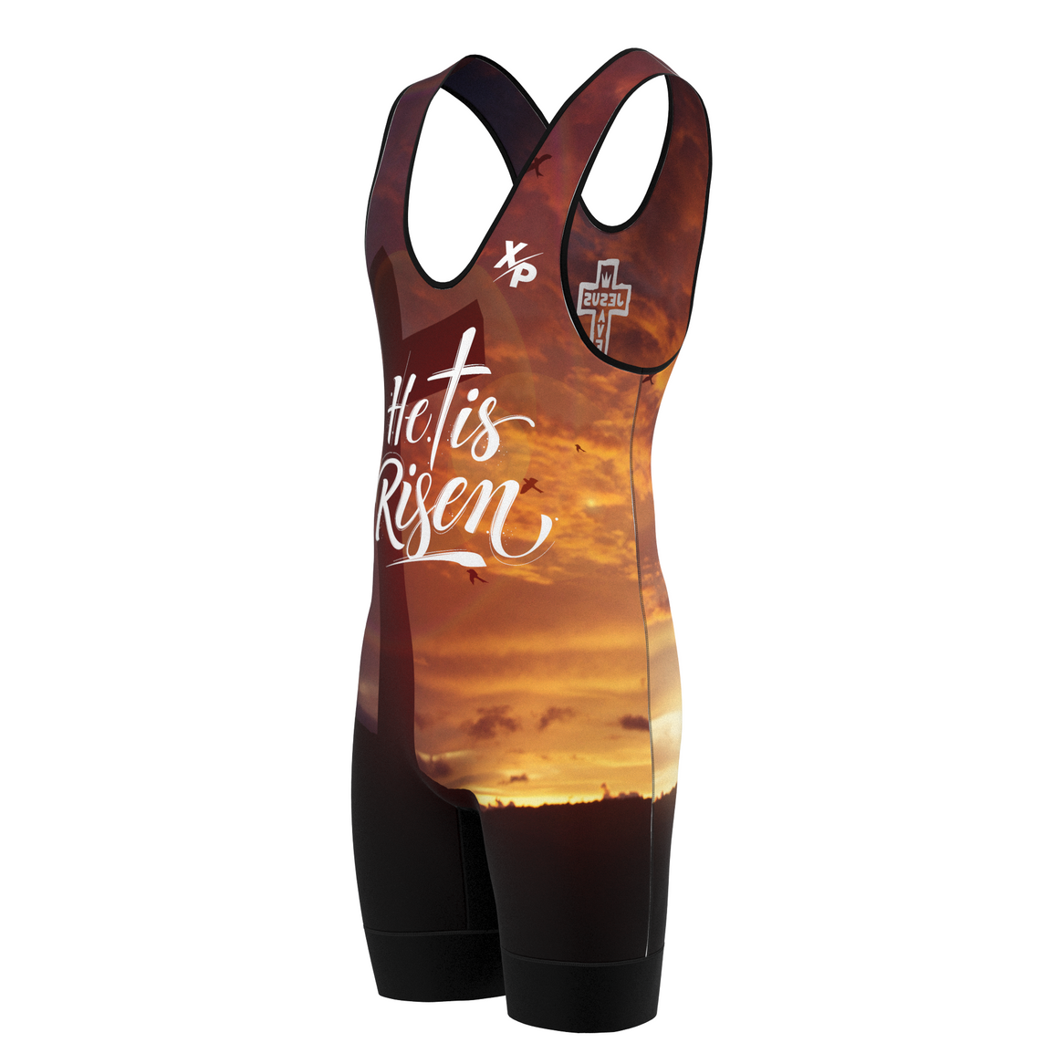 He Is Risen Fully Sublimated Wrestling Singlet Xtreme Pro Apparel