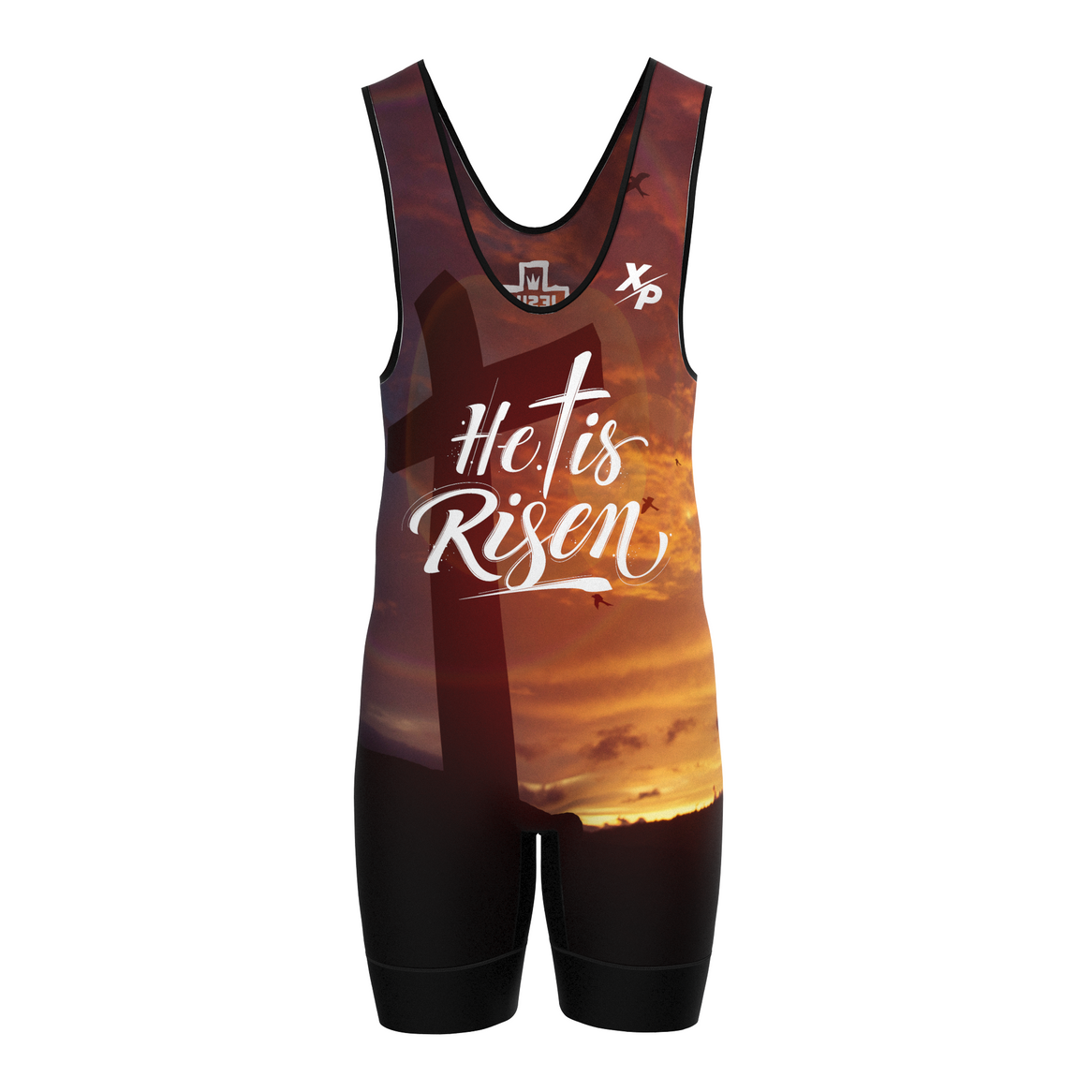 He Is Risen Fully Sublimated Wrestling Singlet Xtreme Pro Apparel