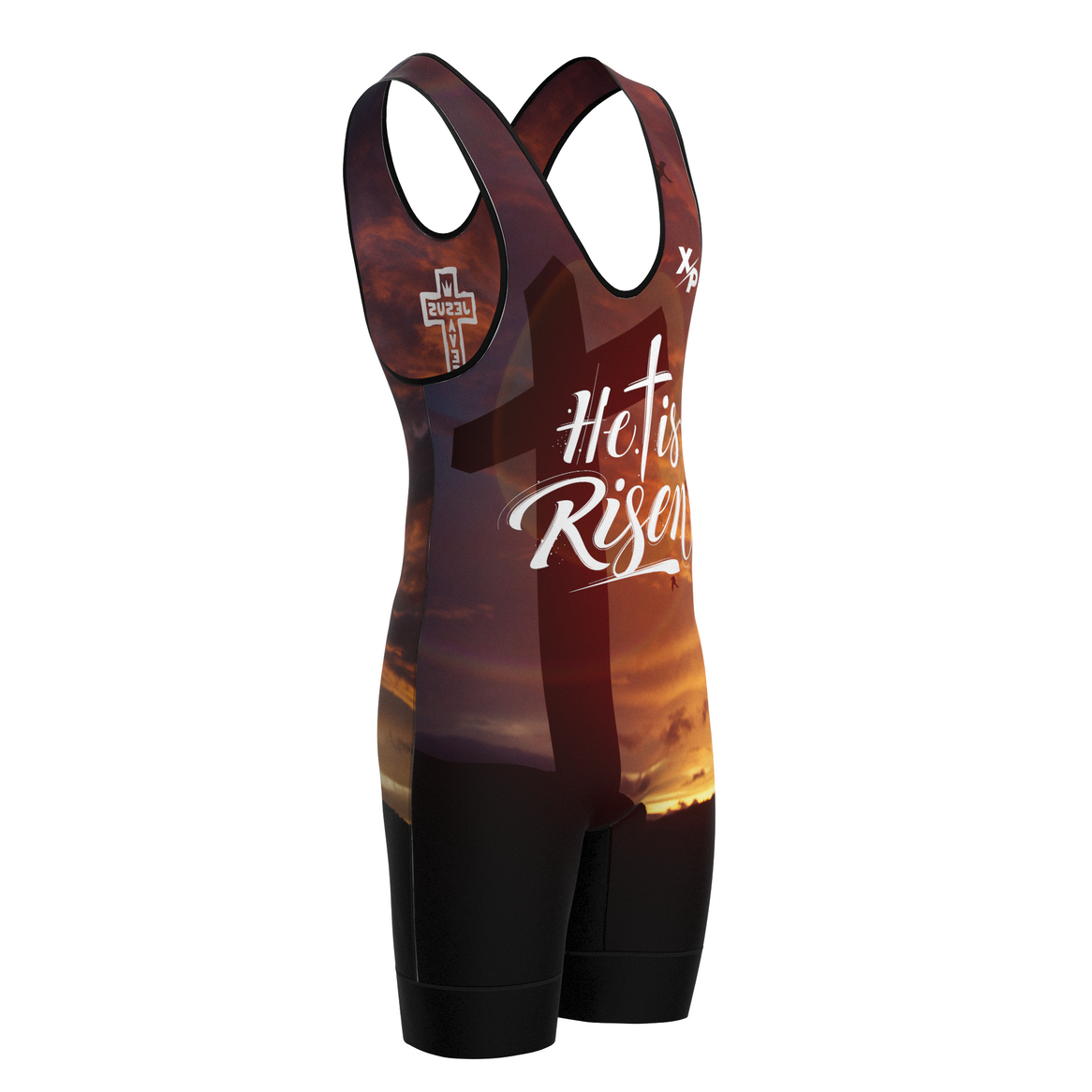 He Is Risen Fully Sublimated Wrestling Singlet Xtreme Pro Apparel