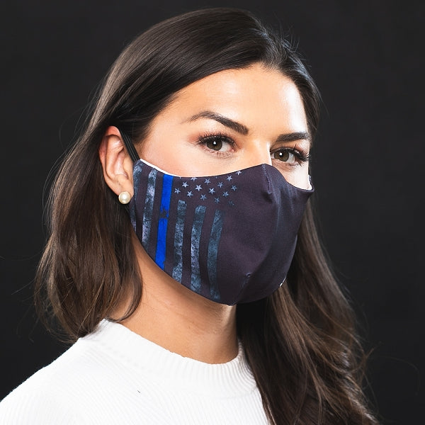 Sublimated Antimicrobial Face Mask in USA Xtreme Pro Apparel