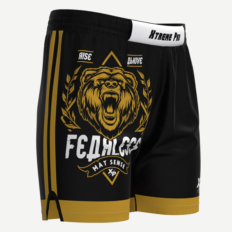 Fearless Mat Sense Training Shorts in Black Xtreme Pro Apparel