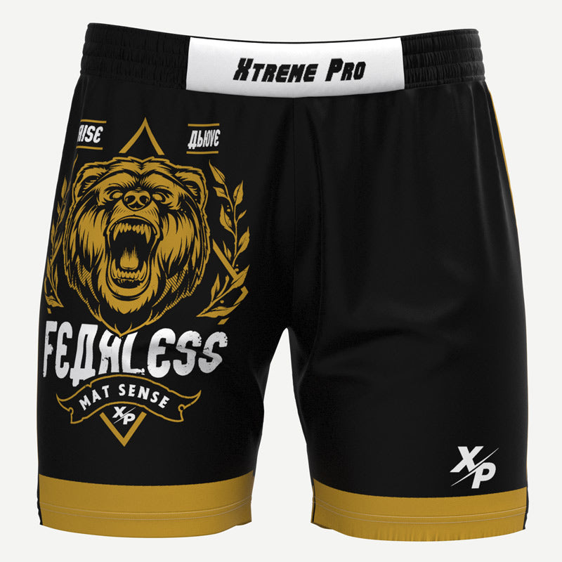 Fearless Mat Sense Training Shorts in Black Xtreme Pro Apparel