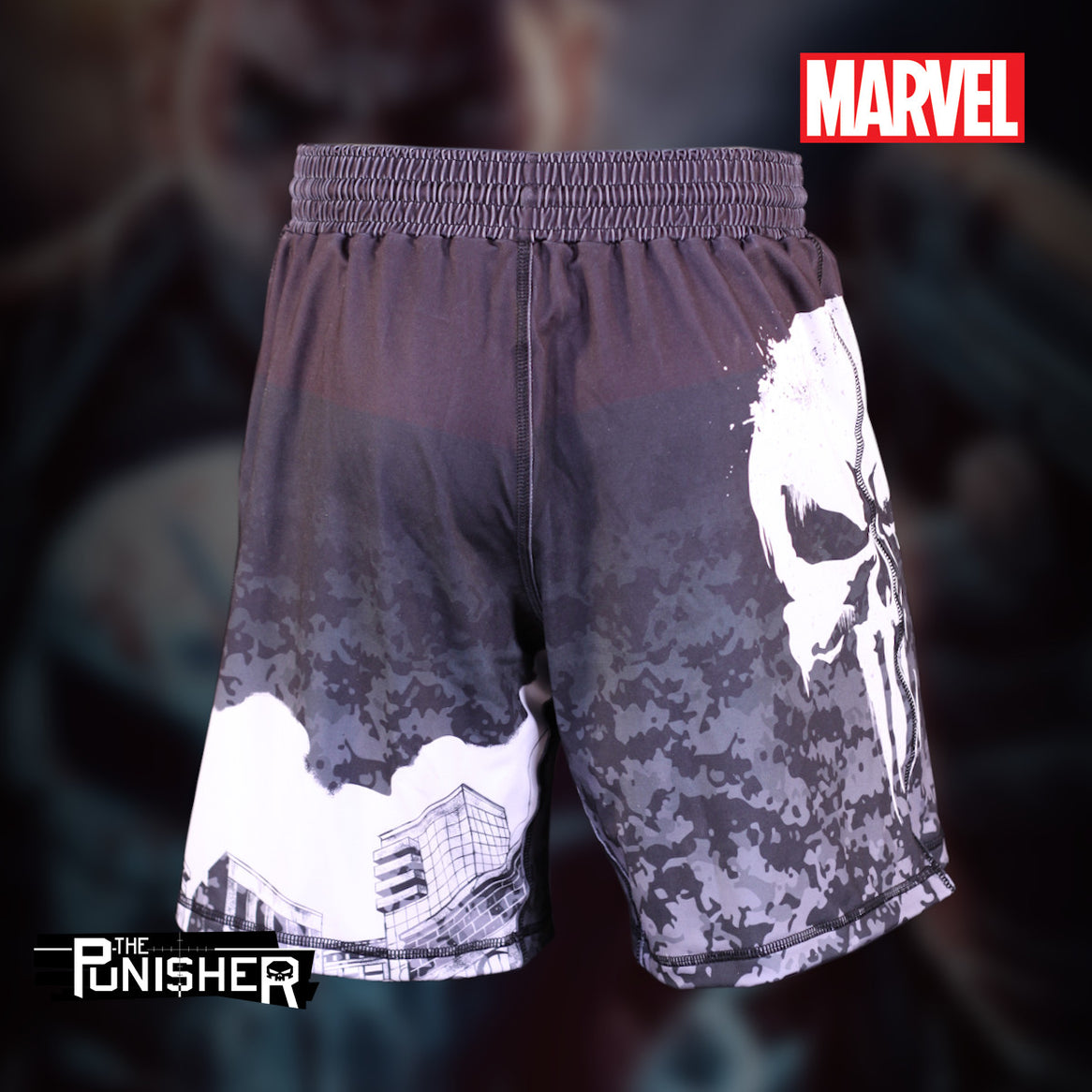 Custom Marvel Sublimated Punisher Sport Shorts Xtreme Pro Apparel