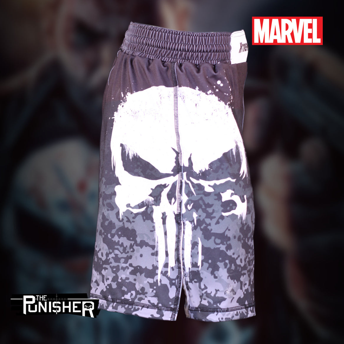 Custom Marvel Sublimated Punisher Sport Shorts Xtreme Pro Apparel