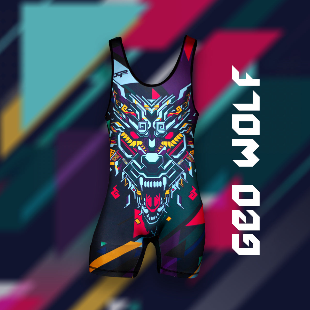 Geo Wolf Singlet Xtreme Pro Apparel