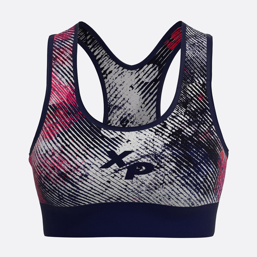 Athletic Grunge XP Logo Sports Bra Xtreme Pro Apparel