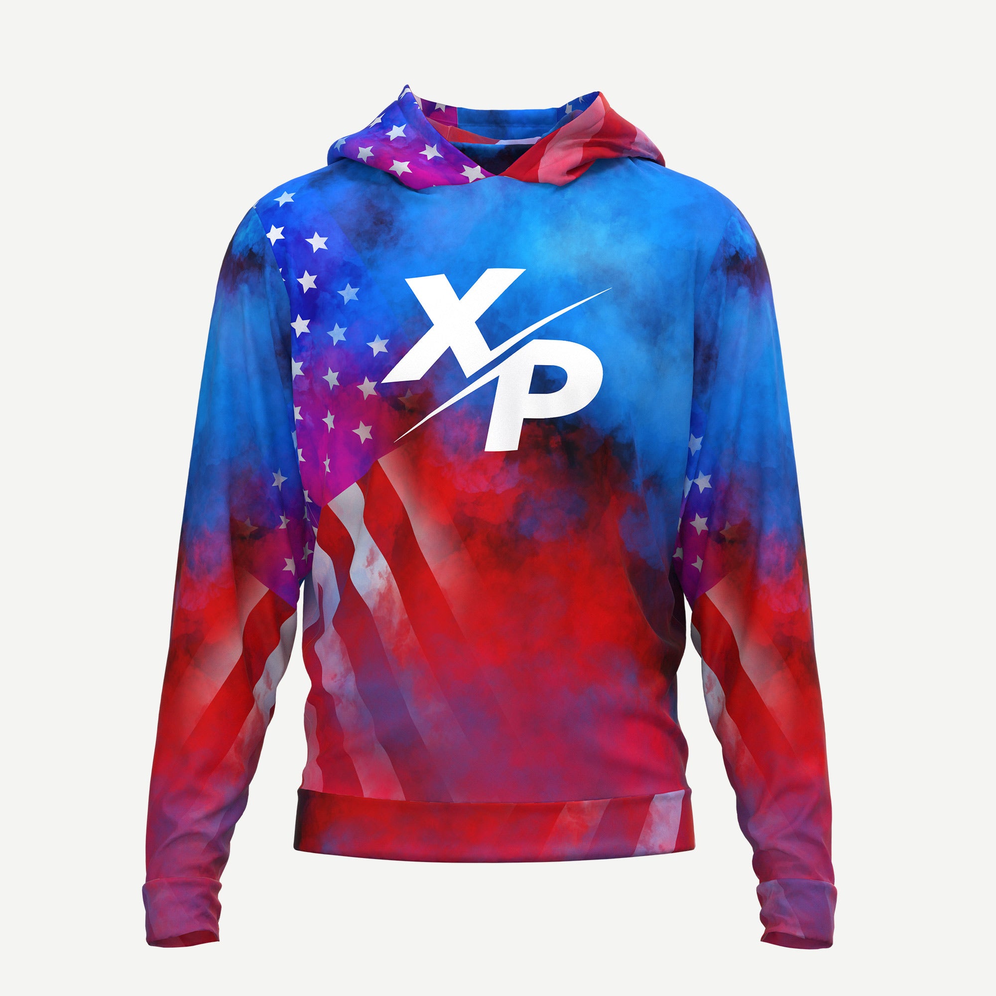 USA Smoke Super Soft Fully Sublimated Hoodie Xtreme Pro Apparel