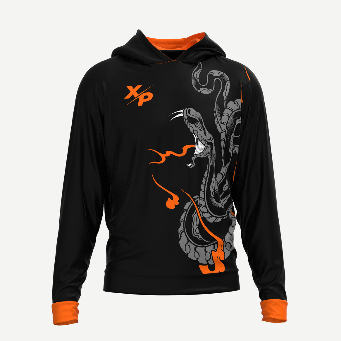 Orange Venum Soft Fully Sublimated Hoodie Xtreme Pro Apparel