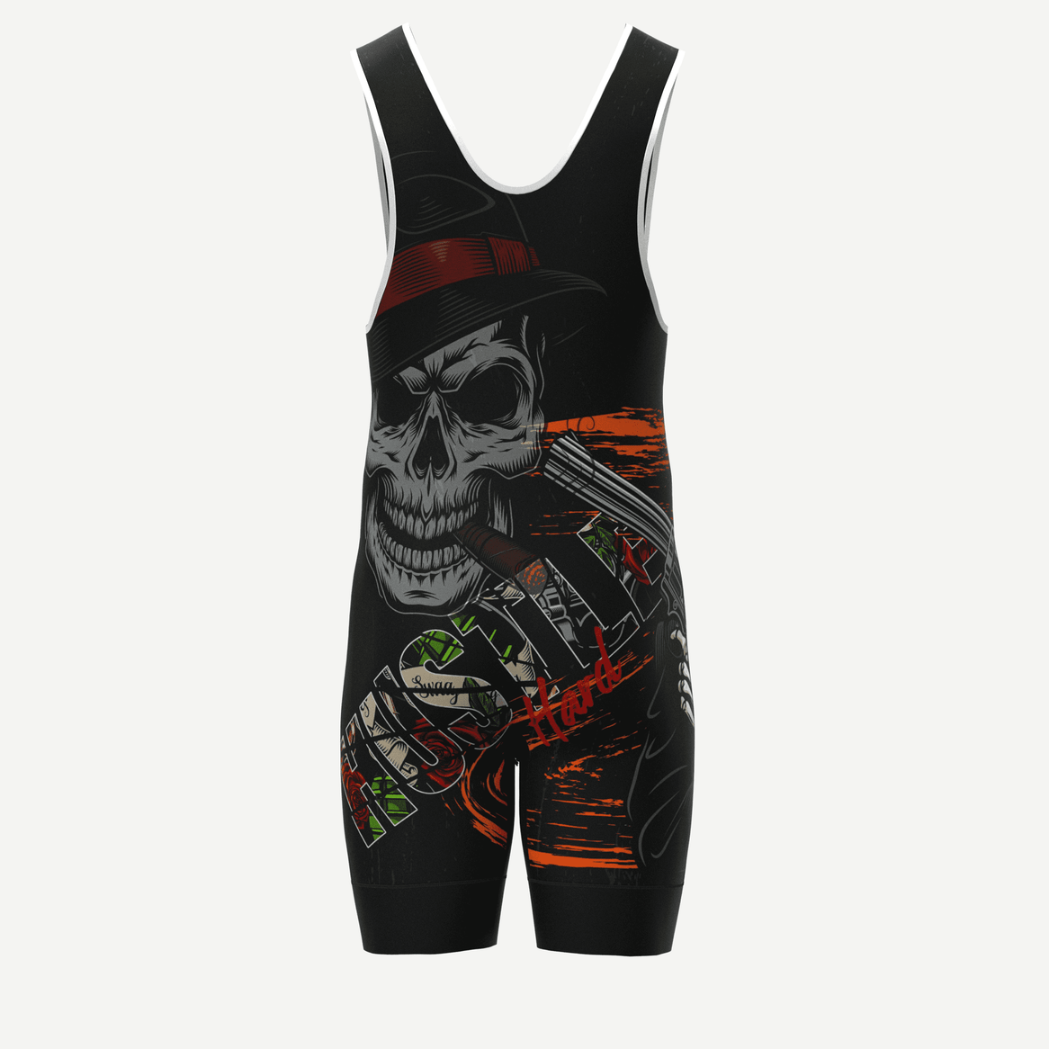 Hustle Hard Wrestling Singlet Xtreme Pro Apparel