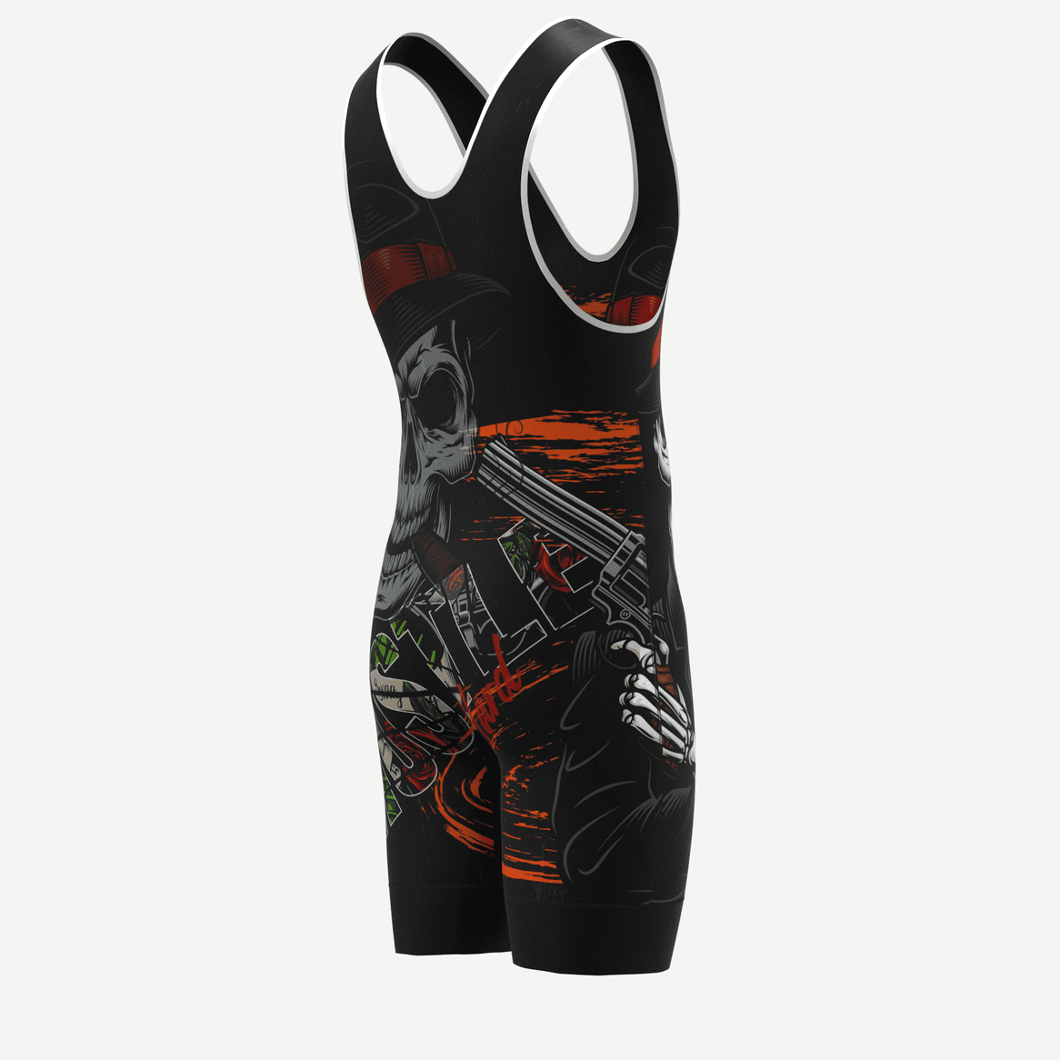 Hustle Hard Wrestling Singlet Xtreme Pro Apparel