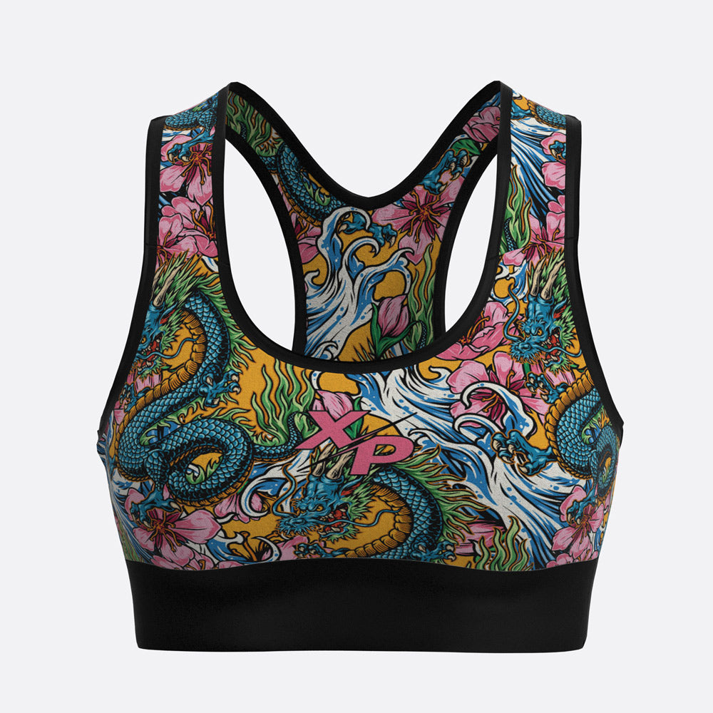 Japanese Design XP Logo Sports Bra Xtreme Pro Apparel