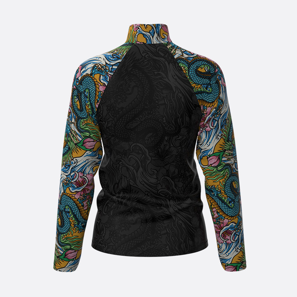 Fully Sublimated Dragon Quarter Zip Jacket Xtreme Pro Apparel