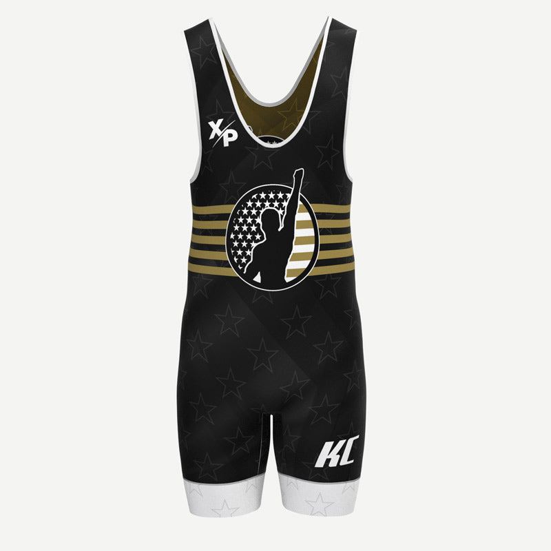 Ken Chertow Gold Medal Collection Wrestling Singlet Xtreme Pro Apparel