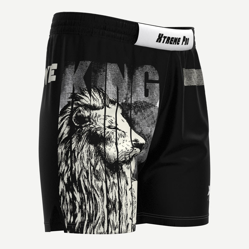 King Rise Training Shorts in Black Xtreme Pro Apparel