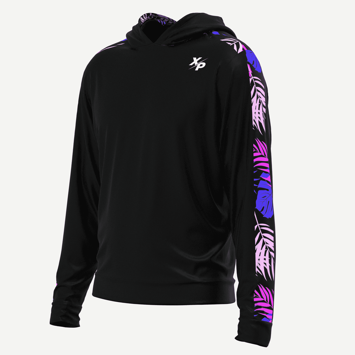 Super Soft Leaf Stripe Hoodie Xtreme Pro Apparel