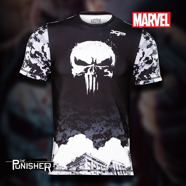 Custom Marvel Sublimated Punisher Compression Shirt Xtreme Pro Apparel