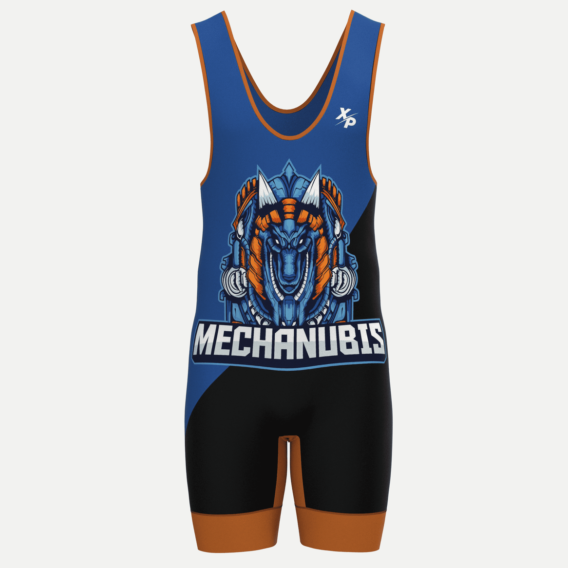 Mechanubis Fully Sublimated Wrestling Singlet Xtreme Pro Apparel