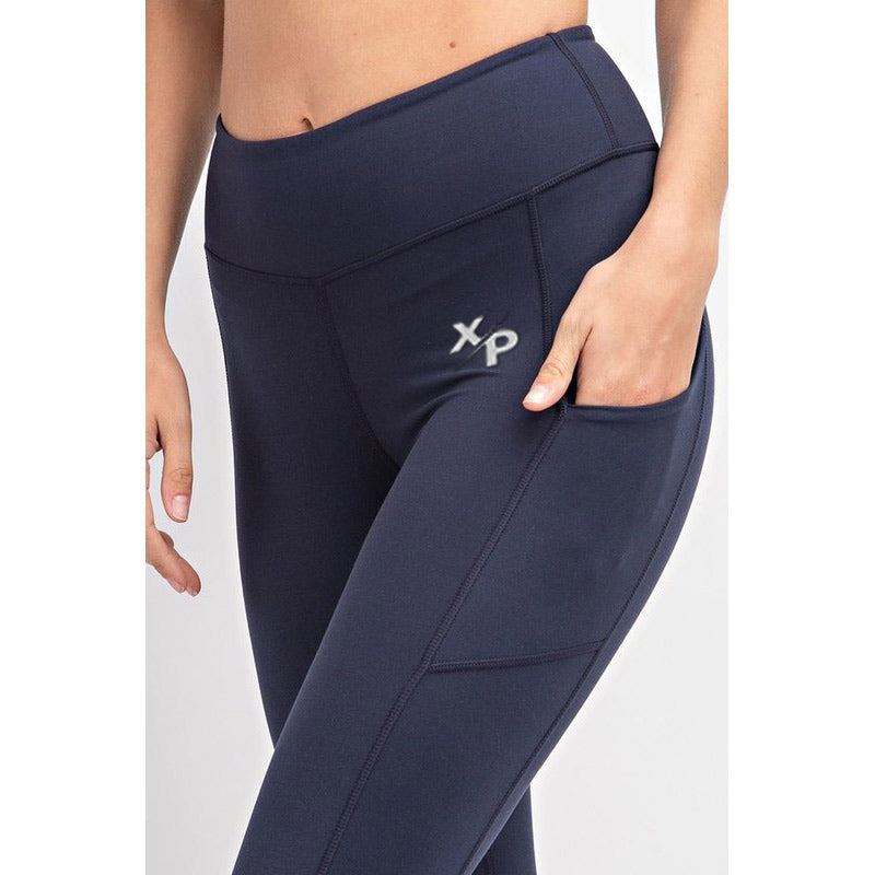 Navy Yoga Capri Pants Xtreme Pro Apparel