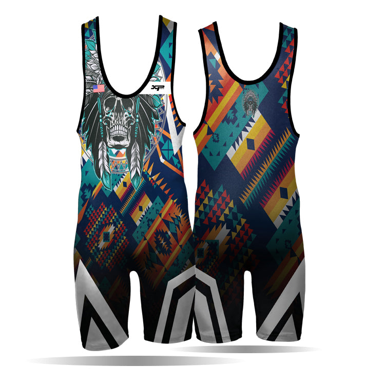 Aztec Warrior Wrestling Singlet Xtreme Pro Apparel