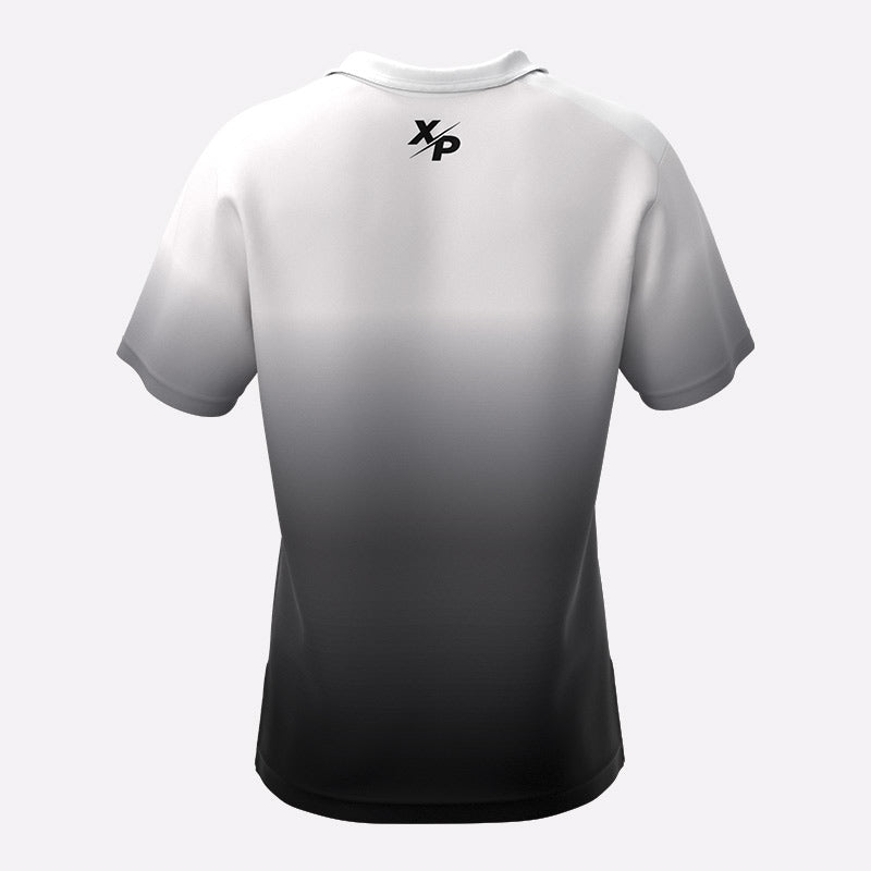 Elite Coaches Fully Sublimated Polo in White- Black Xtreme Pro Apparel