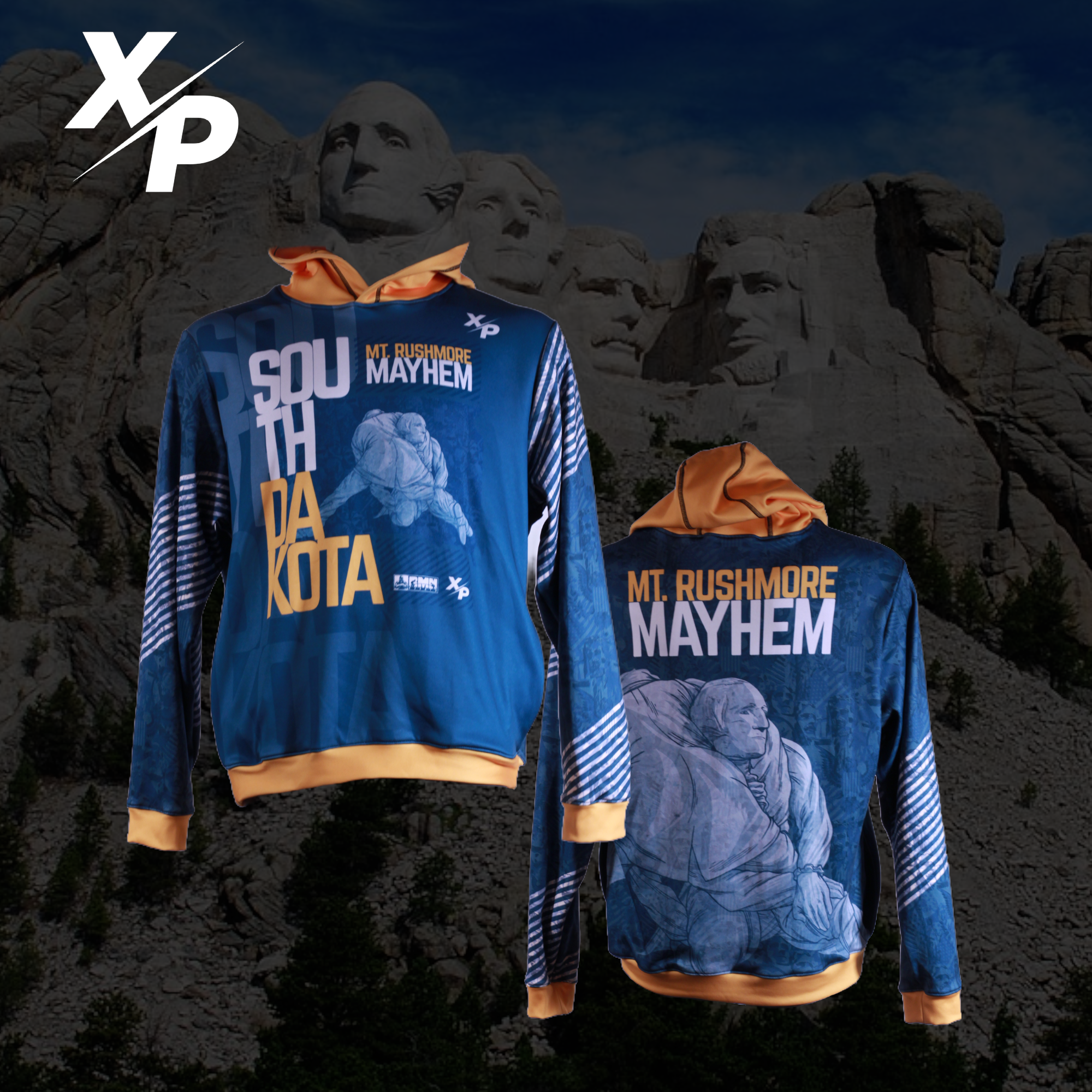Exclusive Rushmore Sublimated Hoodies Xtreme Pro Apparel