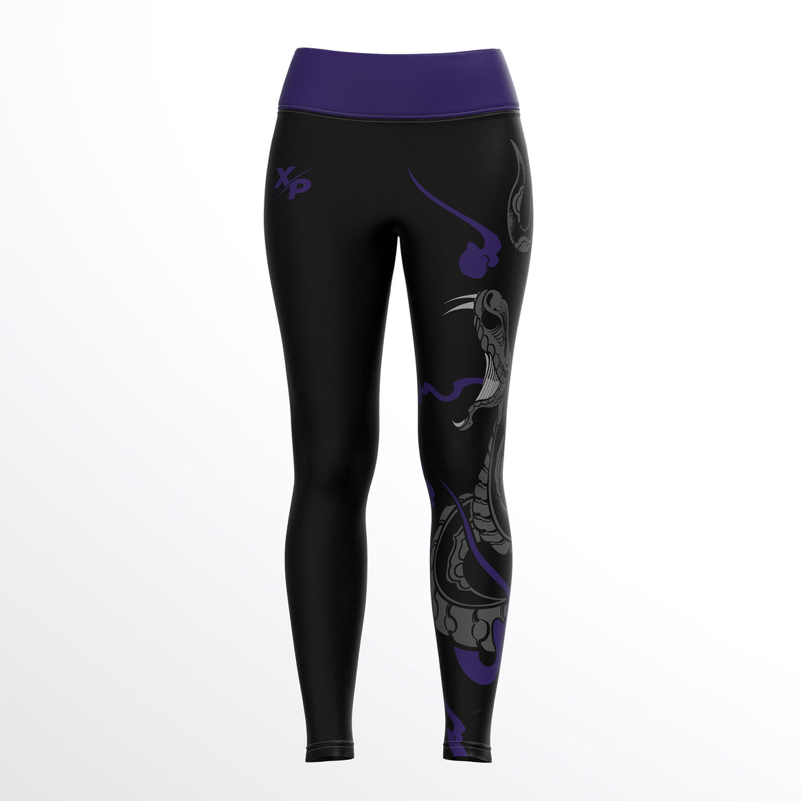 Purple Venum Womens Compression Pants Xtreme Pro Apparel