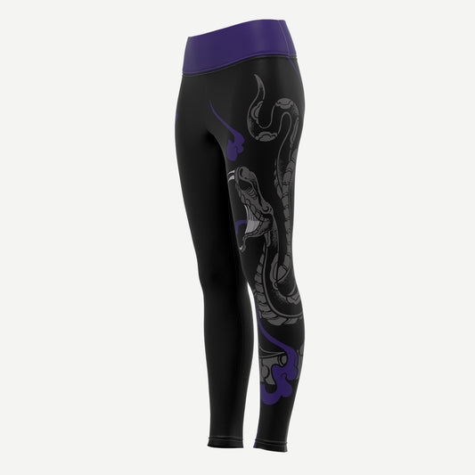 Purple Venum Womens Compression Pants Xtreme Pro Apparel