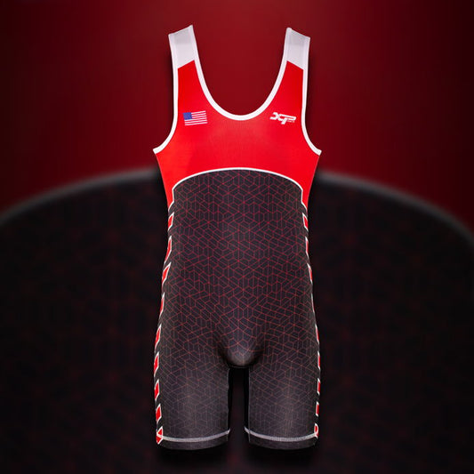 XP International Singlet in Red Xtreme Pro Apparel