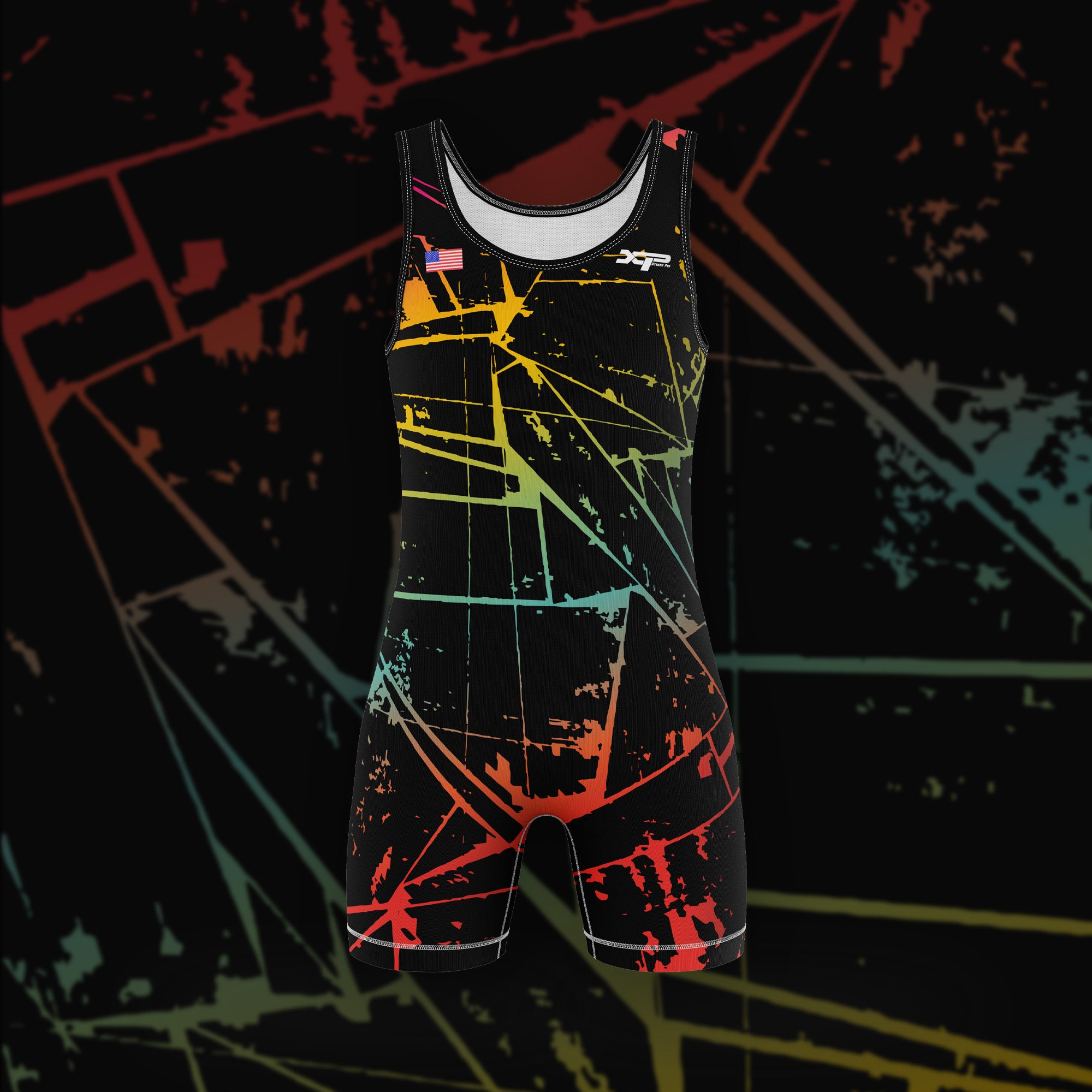 Fully Sublimated Splatter Bomb Singlet Xtreme Pro Apparel