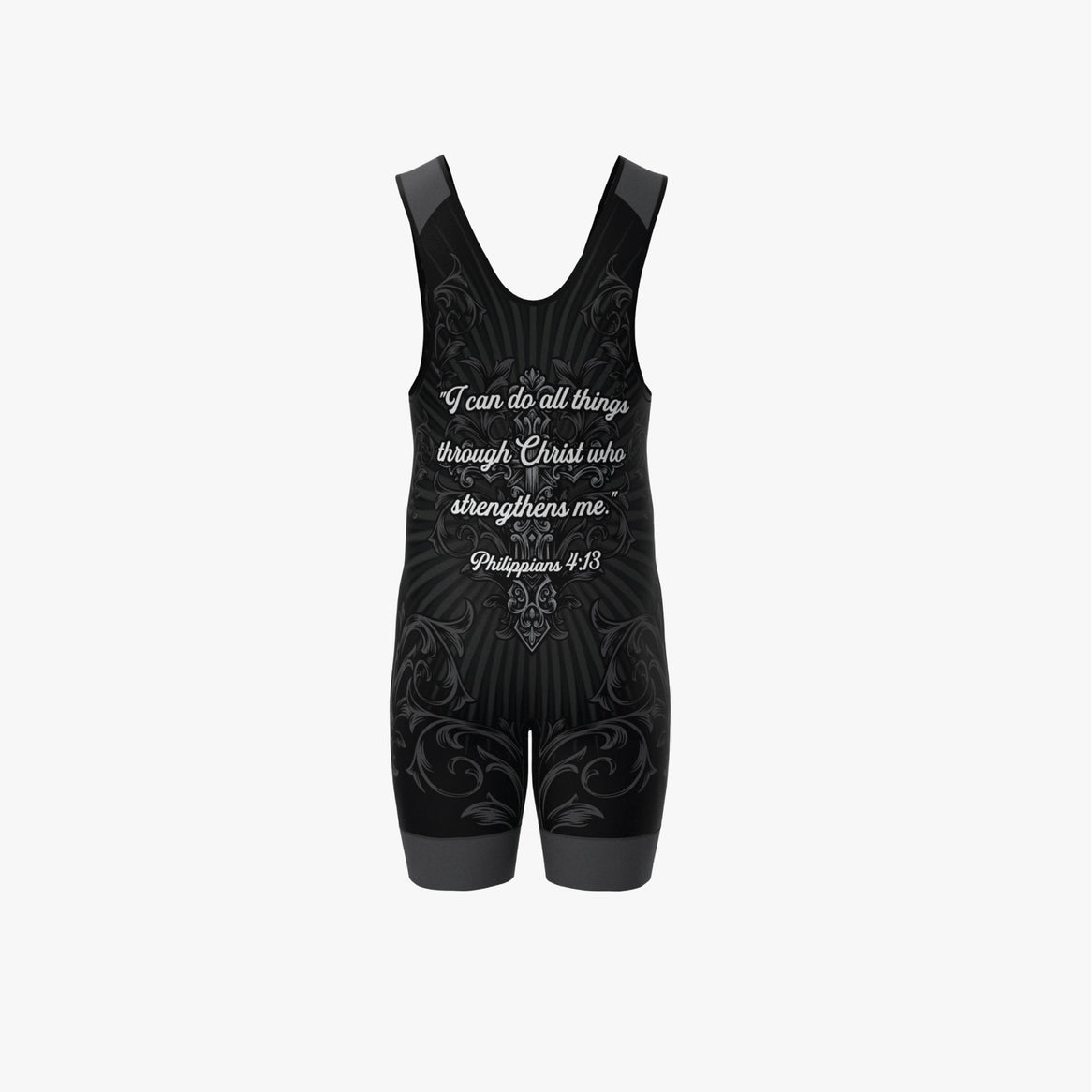 Philippians 4:13 Cross Singlet Xtreme Pro Apparel