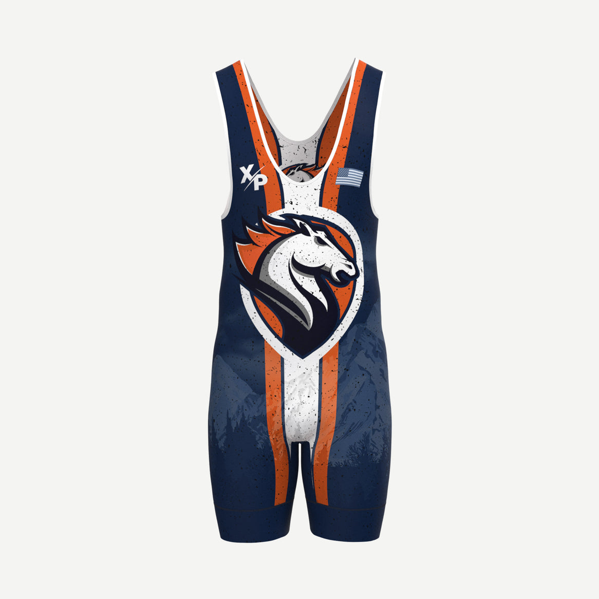 Bronco Wrestling Singlet Xtreme Pro Apparel