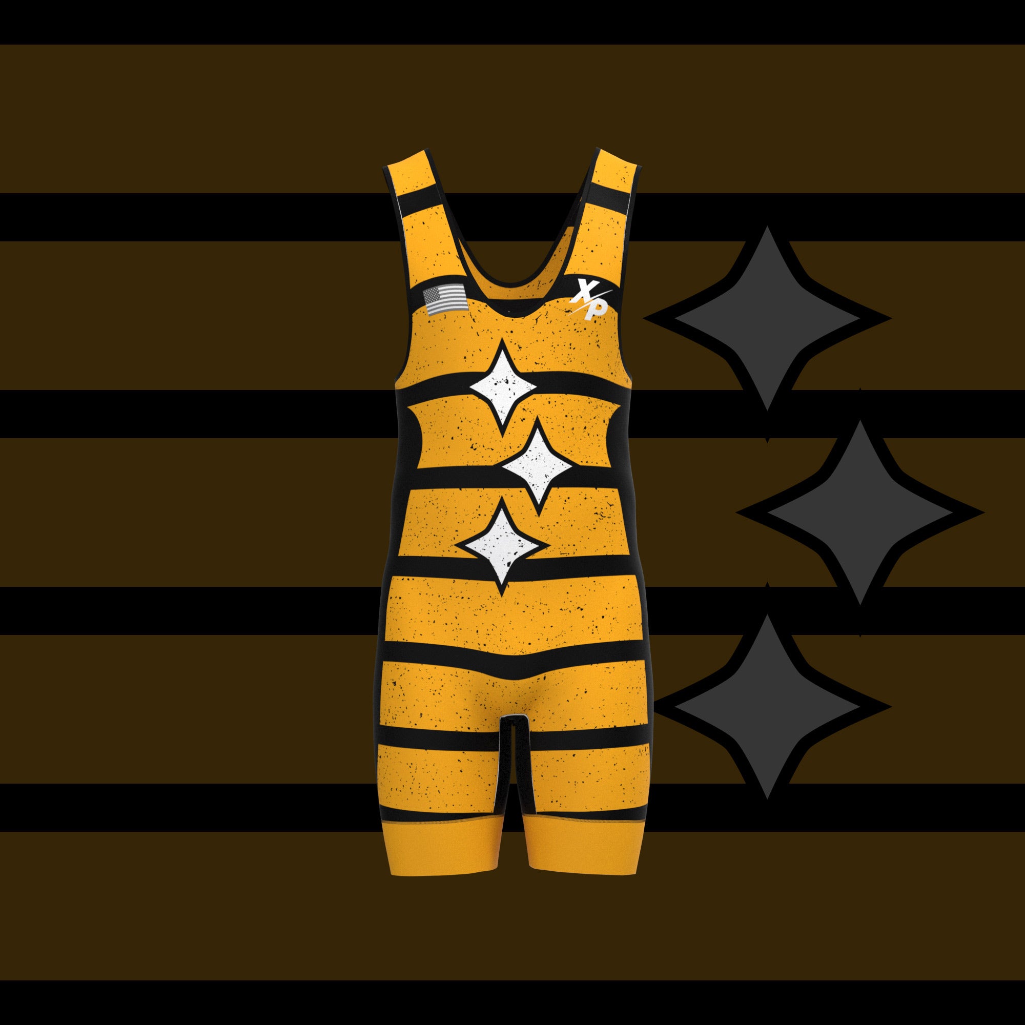 Steeler Wrestling Singlet Xtreme Pro Apparel